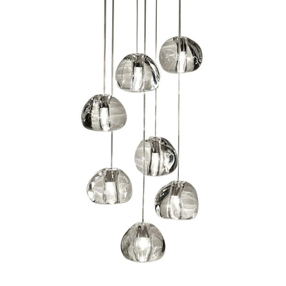 Ccrystal Chandeliers Lighting Loft Hanging Lamp Staircase Modern Luxury Long Wire Cristal Balls Kitchen Villa Living Room Bar