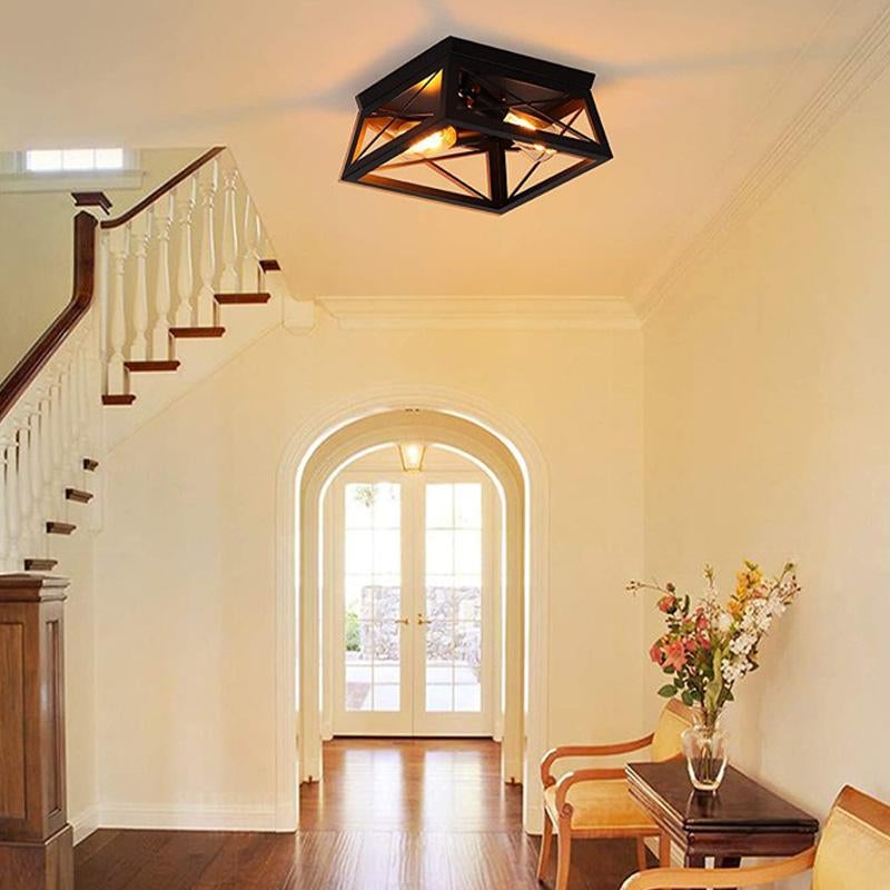 American Retro Industrial Wind Corridor Restaurant Ceiling Lamp