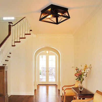 American Retro Industrial Wind Corridor Restaurant Ceiling Lamp