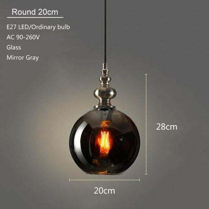 Modern Creative Europe Glass Pendant Light LED E27 With 3 Colors For Bedroom/Restaurant/Living Room/Kitchen/Cafe/Hotel/Office