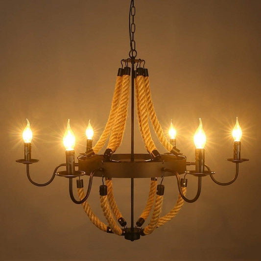American Country Loft Vintage Big Wooden Beads Hang Pendant Lamp E27 E14 Led Pendant Lights Modern For Living Room Hotel Bedroom