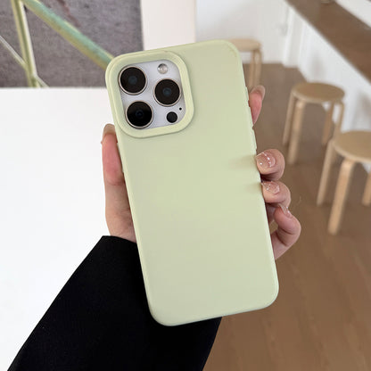 Dopamine-Inspired Silicone Solid Color Simple Fashion Phone Case for iPhone 17 Pro 16 Plus 16 Pro Max 15 14 13 12 11 Back Cover