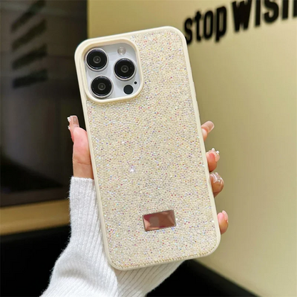 Bling Glitter Phone Case For iPhone 17 16 Pro Max 15Pro 14plus 13 12 Vogue Protective Soft Diamond Cover Protective Shell