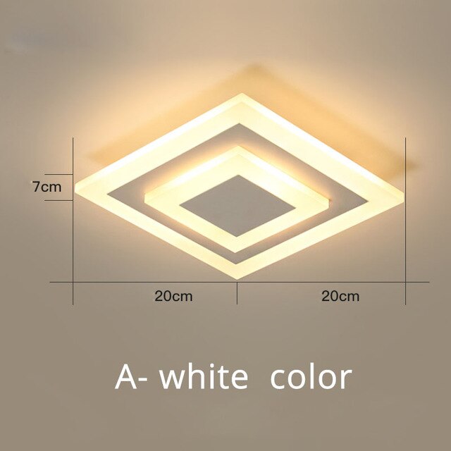 Ceiling Light Modern LED corridor Lamp For bathroom living room round square lighting Home Decorative Fixtures ping