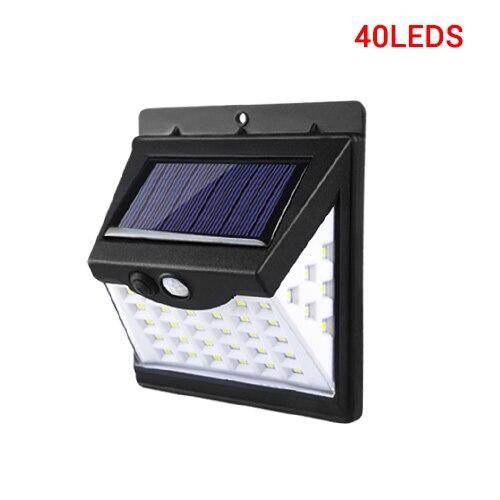 Vacamm 100 LED Solar Light Outdoor Solar Lamp PIR Motion Sensor Solar Powered Sunlight Wall Street Light for Garden Decoration