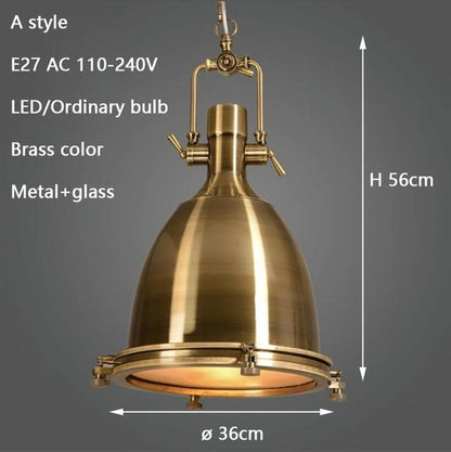 3 Style Loft Retro Industrial Hanging Hardware Metals Pendant Lamp Vintage E27 LED Lights For Kitchen Bar Coffee Light Fixtures