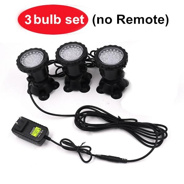 LED Underwater Lights Waterproof Lamp RGB 36leds Underwater Spot Light for Swimming Pool Fountains Pond Water Garden Aquarium