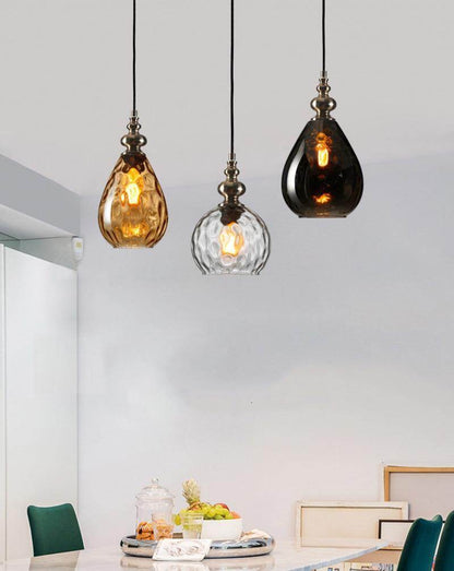 Modern Creative Europe Glass Pendant Light LED E27 With 3 Colors For Bedroom/Restaurant/Living Room/Kitchen/Cafe/Hotel/Office
