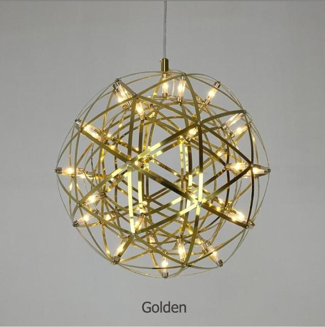 Industrial Loft Iron Ball Sparking Pendant Light LED G4 Modern Nordic Hanging Lamp For Living Room Lobby Hotel Restaurant Cafe