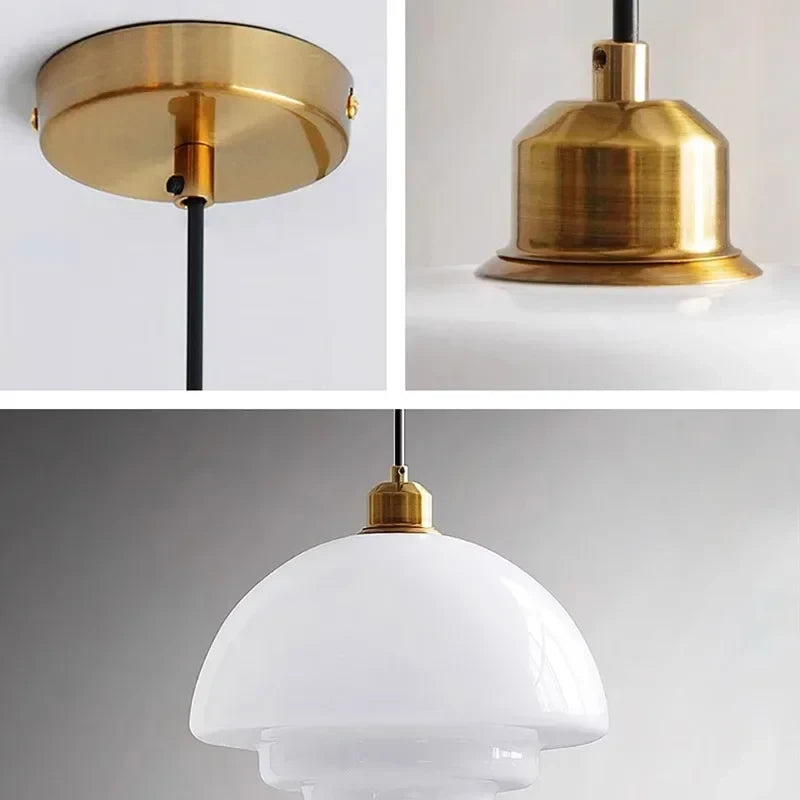 Nordic LED Glass Pendant Lamp Art Decorative Dinning Room Lamp Kitchen Island Bedrrom Bedside LED E27 Modern Light Fixtures