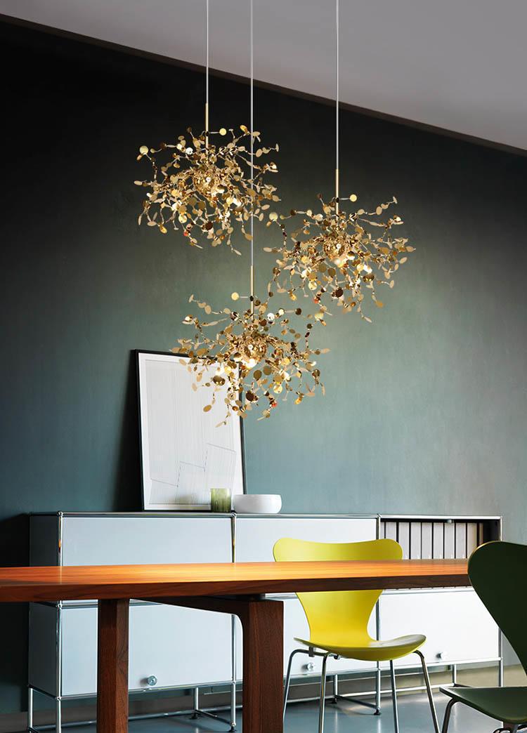 Nordic Modern Creative Design Stainless Steel Chandelier