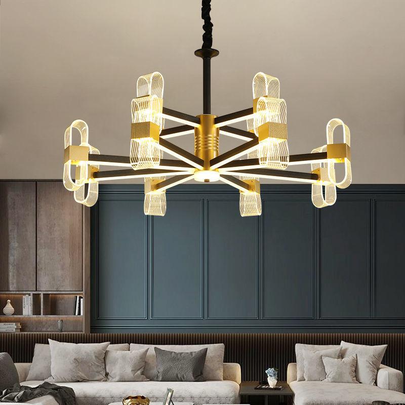 Nordic Chandeliers Use Light In The Bedroom