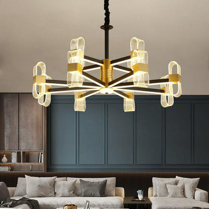 Nordic Chandeliers Use Light In The Bedroom
