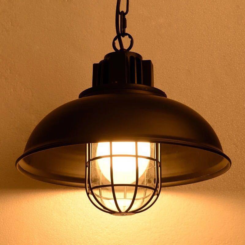American Country Single Head Industrial Style Retro Restaurant Cafe Iron Chandelier