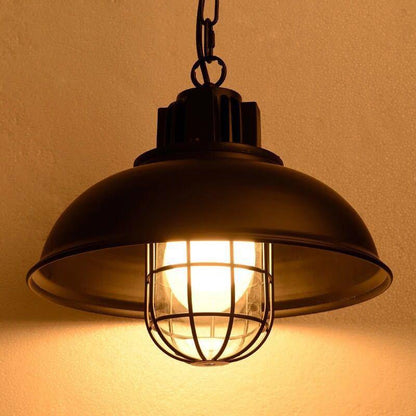 American Country Single Head Industrial Style Retro Restaurant Cafe Iron Chandelier