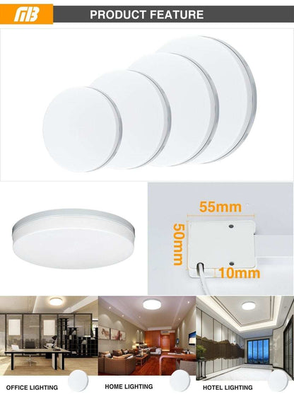 LED Panel Lamp LED Ceiling Light 48W 36W 24W 18W 13W 9W 6W Down Light Surface Mounted Modern Lamp For Home Lighting