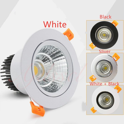 Led Downlight Dimmable lamp 3w 5w 7W 12w 15w 20w  30w 40w cob led spot ceiling recessed downlights round panel light