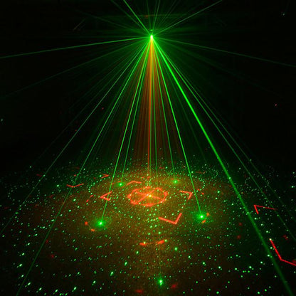 60 Patterns Laser Stage Light LED USB Charging Party RGB LED Disco Light DJ Moving Head Laser Projection Lamp Stage Lighting