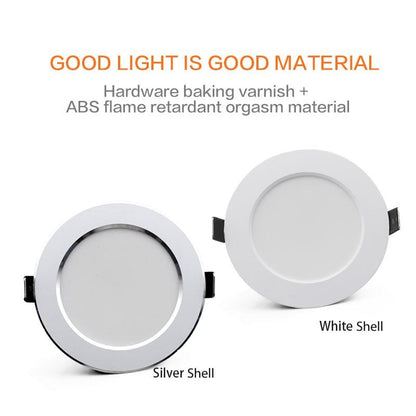 10PCS/lot Waterproof LED Downlight spot led Lamp 18W 15W 12W 9W 7W downlight Round Recessed Spot Light