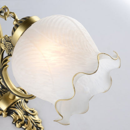Petal Wall Lamp Bedside Gold Single-Head TV Background Wall Lamp Corridor Stair Light