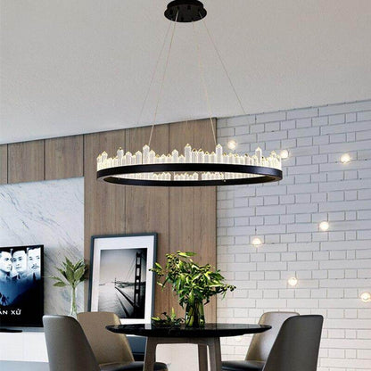 Modern Chandelier Lustre LED Living Room Crystal Lamp Hotel Villa Exhibition Hall Art Decoration LED Crystal Chandeliers Pendant