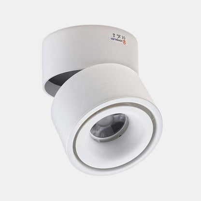 Dimmable COB LED Downlights Surface Mounted LED Ceiling Lamps 7W/9W/12W Foldable And 360° Rotatable Background Track Spot lights
