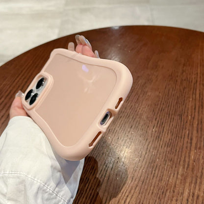 Cute Cartoon 3D Cat Ear Phone Case For iPhone 16 Plus 15 14 13 12 11 Pro Max Animal Design Matte Soft Silicone Protection Cover