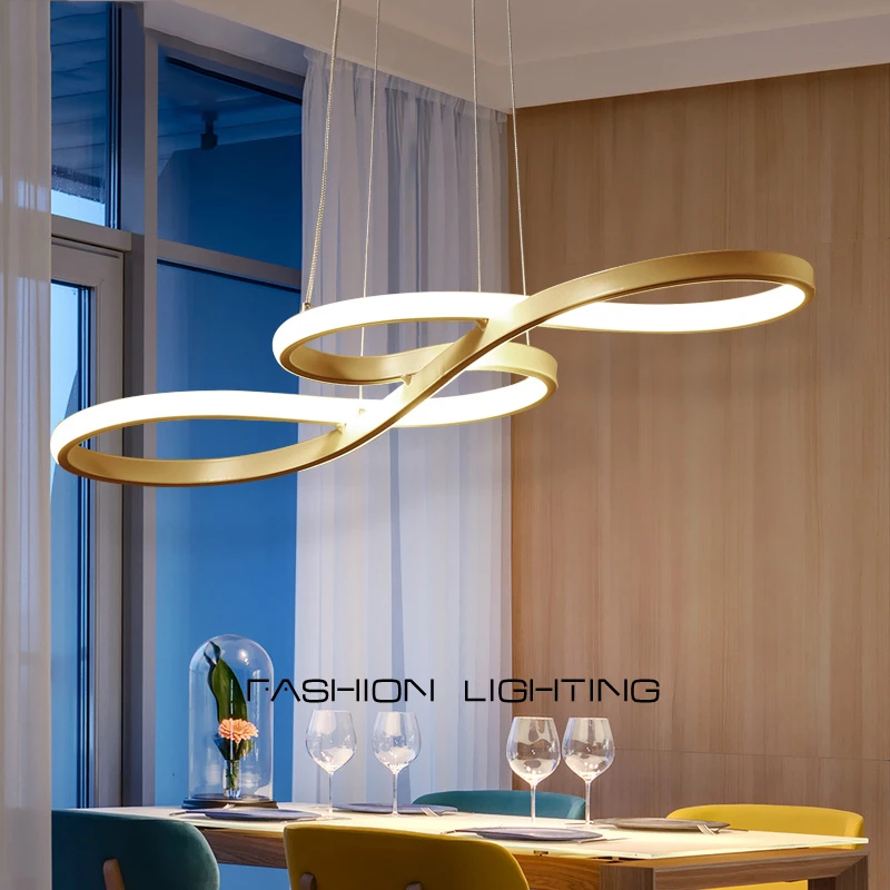 Modern New Creative LED Pendant Lights Kitchen Aluminum Silica Suspension Hanging Cord Lamp For Dinning Room Lamparas Colgantes