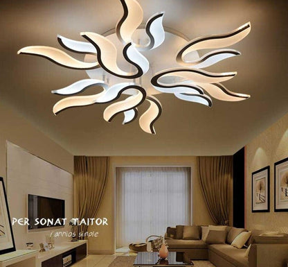 LED Modern Iron Acrylic Fire LED Lamp.LED Light.Ceiling Lights.LED Ceiling Light.Ceiling Lamp For Foyer Bedroom