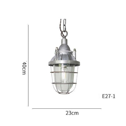 Retro loft creative American Rural aluminum nostalgic Chandelier