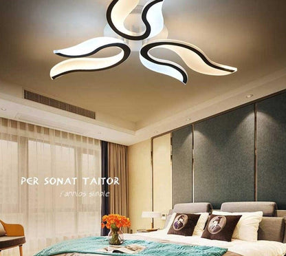 LED Modern Iron Acrylic Fire LED Lamp.LED Light.Ceiling Lights.LED Ceiling Light.Ceiling Lamp For Foyer Bedroom