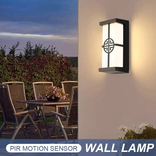 Motion Sensor LED Wall Light 16W Indoor&Outdoor Waterproof IP66 Porch Wall Lamp Sconce Decoration Lighting