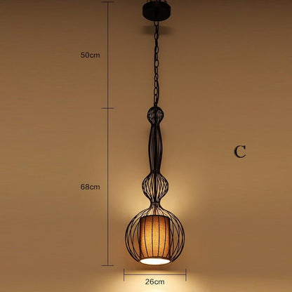 Creative Cafe Retro Birdcage Lamp Chandelier