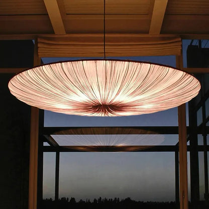 Wabi Sabi Cloth Pendant Light Bar Living Room Bedroom Nordic Ceiling Chandelier Lighting Decor Lustre Hanging Lamps