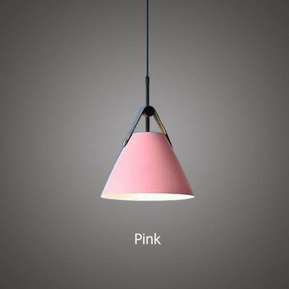 Nordic Simple Black White Pendant Light E27 LED Modern Hanging Lamp For Bedroom Living Room Hotel Restaurant Cafe Dining Room