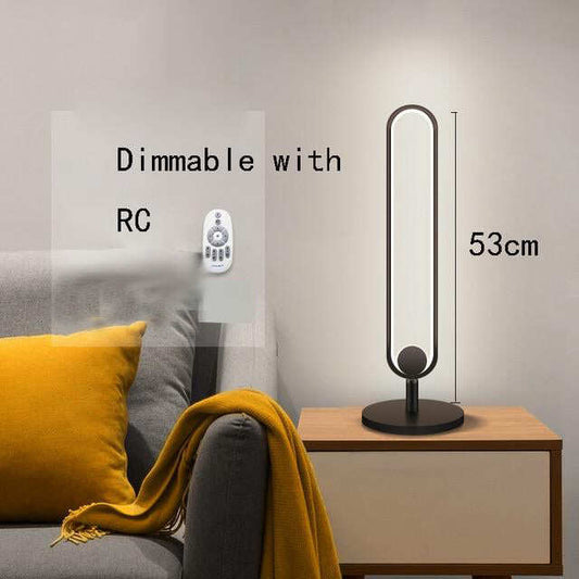 Modern Minimalist Floor Lamps Metal Led Floor Lamp for Living Room Bedroom Standing Lamp Study Lamp Stand Dimmable Floor Light