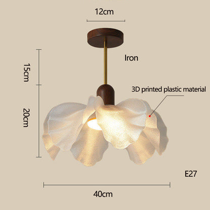 Retro Style Living Room And Dining Room Table Bedroom Lighting Pendant Lamp 3D Printed Plastic Atmosphere Lamp E27
