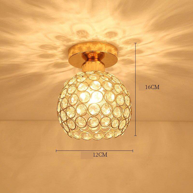 Plafonnier led Ceiling Light Crystal Lamp Indoor Lighting for bedroom living room lights Fixture Foyer room light