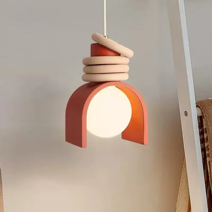 Retro Macaron Chandelier Lights Bedroom Bedside Lighting American Restaurant Bar Pendant Lights