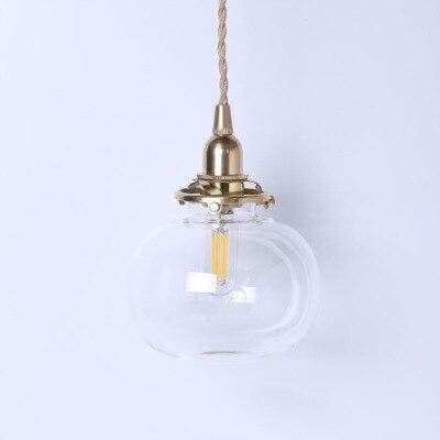 Modern Creative Glass Pendant Lamp Bar Bedside Bedroom Dining Room Decoration Pendant Lights Indoor LED E27 Combination Lighting