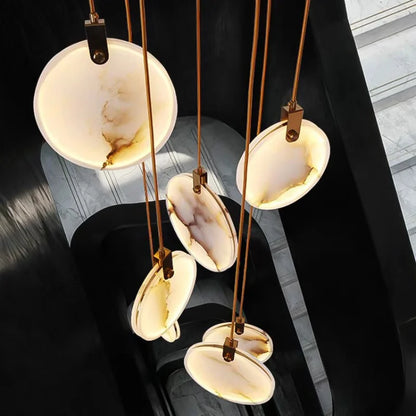Modern Marble Pendant Lamp Living Room Bedroom Bedside Dining Room Staircase Kitchen LED Lighting