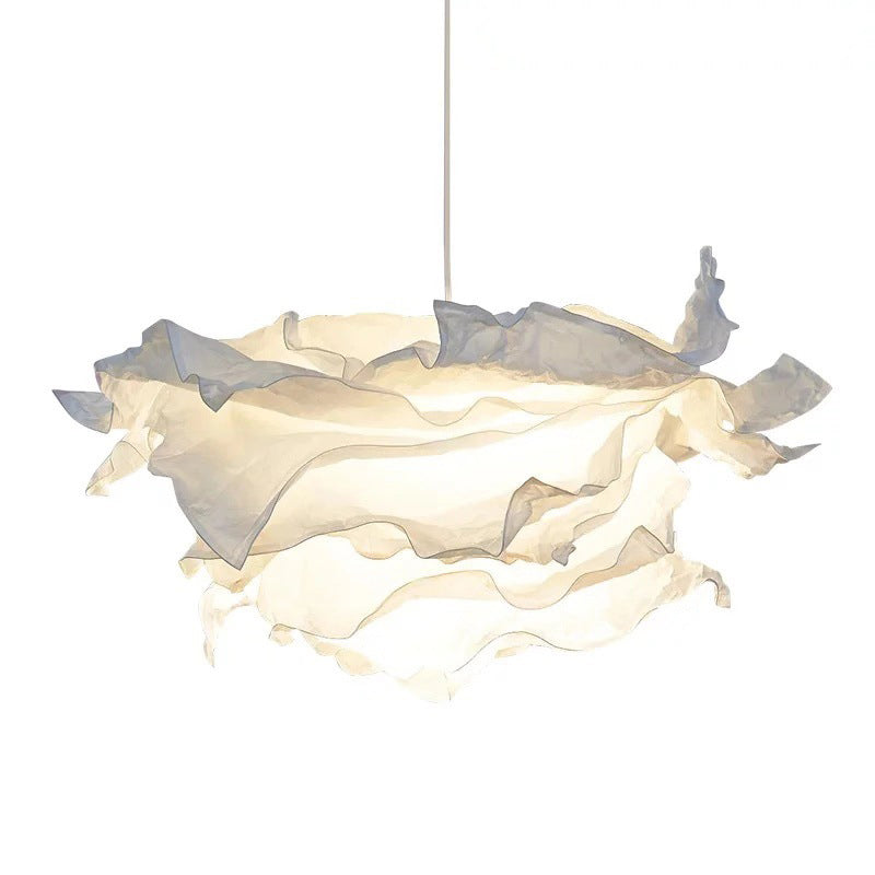 Modern Minimalist Scandinavian European Style Cloud Chandelier Mall Hotel Wedding Shop Theme B&B Convention Paper Lampshade