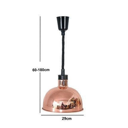 Restaurant Food Insulation Lamp Heating Lamp Commercial Chandelier Single-head Food Insulation Heating Lamp Barbecue Lamp