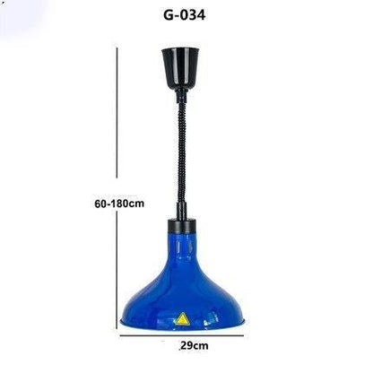 Restaurant Food Insulation Lamp Heating Lamp Commercial Chandelier Single-head Food Insulation Heating Lamp Barbecue Lamp