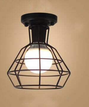 Modern Wrought Iron E27 Led Ceiling Lamps Black Ceiling Lights For Kitchen Living Room Bedroom Study Aisle Restaurant Cafe Hotel