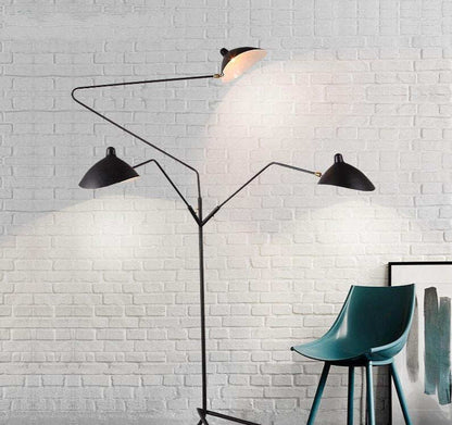 Nordic DaWn Spider Serge Mouille Floor Lamp Modeling Bedroom Industrial standing Lamp Simple Living Room Led Floor Light Fixture