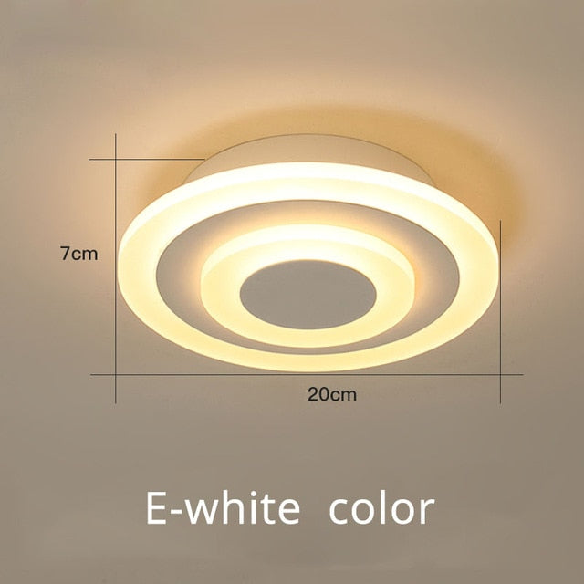 Ceiling Light Modern LED corridor Lamp For bathroom living room round square lighting Home Decorative Fixtures ping