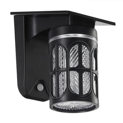 Solar Wall Lights Outdoor Waterproof IP54 3 Color LED Lantern Safety Light for Patio Garden Deck Porch Barn Garage