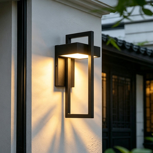 Waterproof Outdoor LED Wall Lighting Retro Vintage Black Color 10W for Garden Porch Sconce Street Light 96V220V Sconce Luminaire