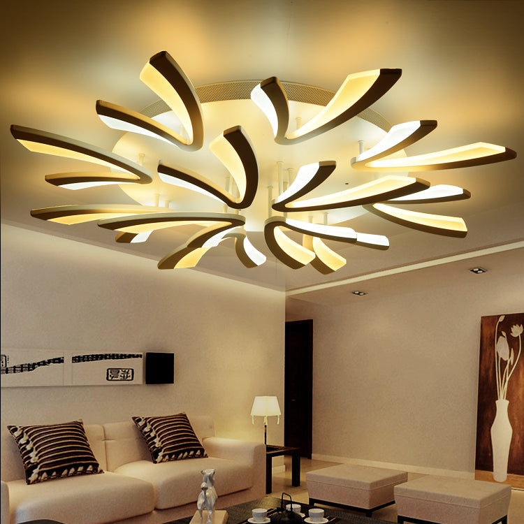 LED Nordic Dimmable Acrylic Alloy LED Lamp.LED Light.Ceiling Lights.LED Ceiling Light.Ceiling Lamp For Bedroom Dinning Room